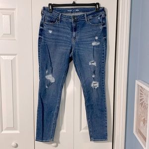 ✨NWOT✨ OLD NAVY MID RISE SUPER SKINNY ROCKSTAR JEANS SZ 14